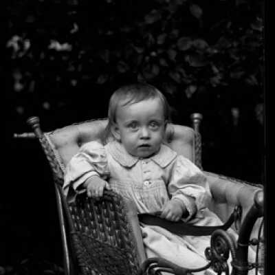 Negative, glass plate