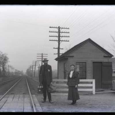Negative, glass plate