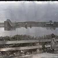 Negative, glass plate