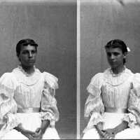 Negative, glass plate
