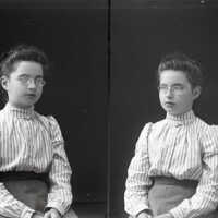 Negative, glass plate