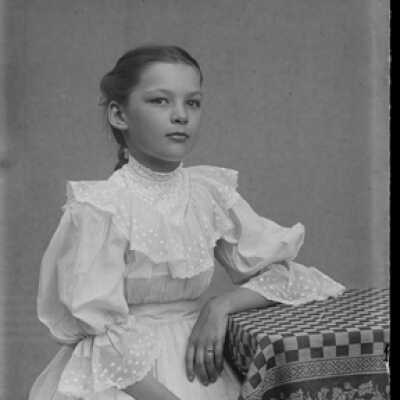 Negative, glass plate