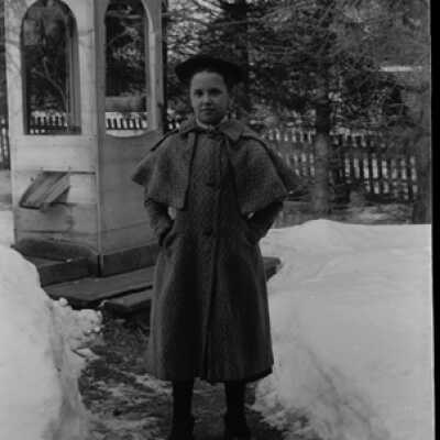 Negative, glass plate