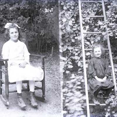 Negative, glass plate