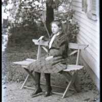 Negative, glass plate