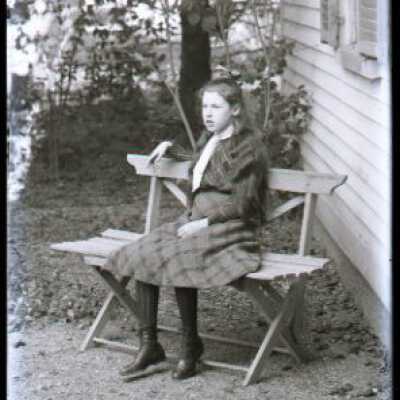 Negative, glass plate