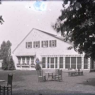 Negative, glass plate