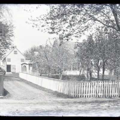 Negative, glass plate