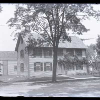 Negative, glass plate