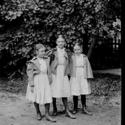 Negative, glass plate