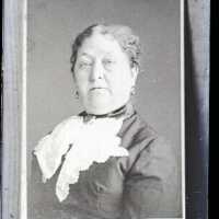Negative, glass plate