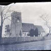 Negative, glass plate