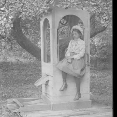 Negative, glass plate