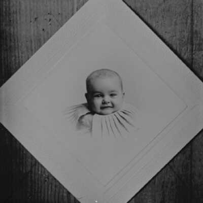 Negative, glass plate