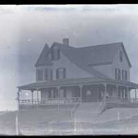 Negative, glass plate
