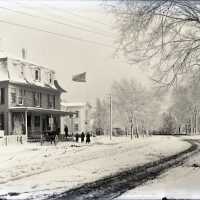 Negative, glass plate