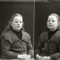Negative, glass plate