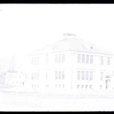Negative, glass plate