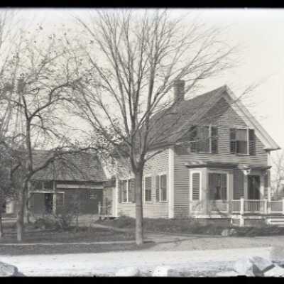 Negative, glass plate
