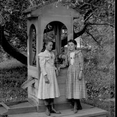 Negative, glass plate