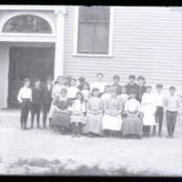 Negative, glass plate