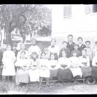 Negative, glass plate