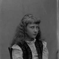 Negative, glass plate