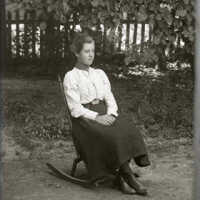 Negative, glass plate
