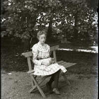 Negative, glass plate