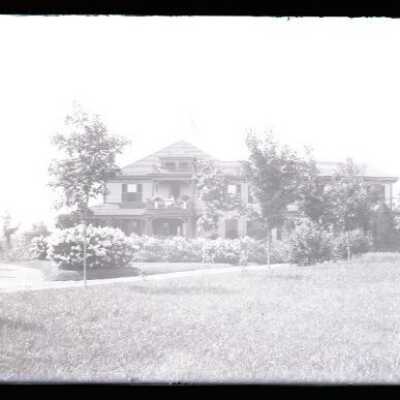 Negative, glass plate