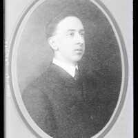 Negative, glass plate