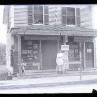 Negative, glass plate