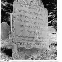 Tarbox, Dea. Samuel 1715-1784 Historic Burying Grounds Inventory Form