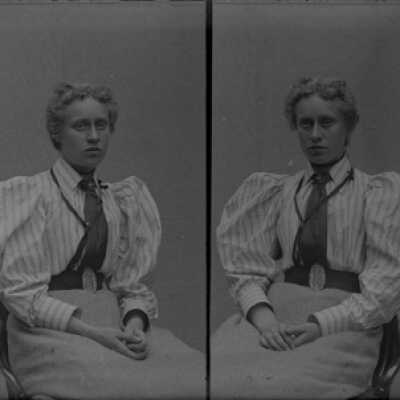 Negative, glass plate