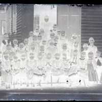 Negative, glass plate