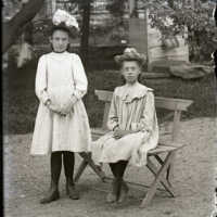 Negative, glass plate