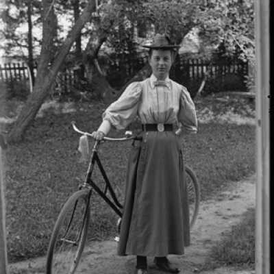 Negative, glass plate