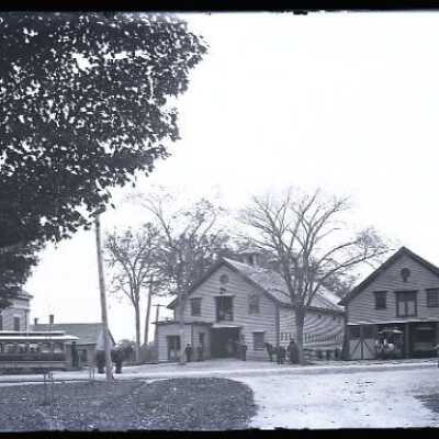 Negative, glass plate