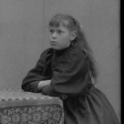 Negative, glass plate