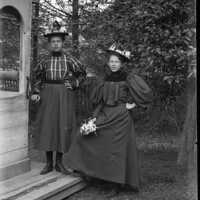 Negative, glass plate