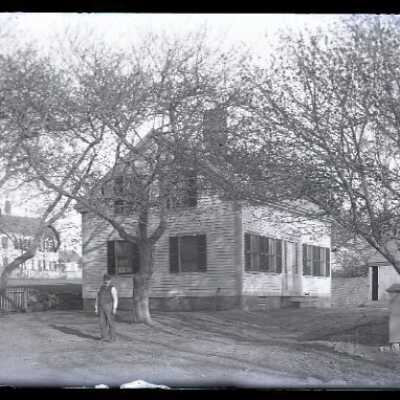 Negative, glass plate