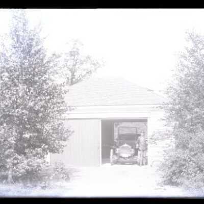 Negative, glass plate