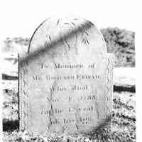 Richard Friend 1743-1788 Historic Burying Grounds Inventory Form