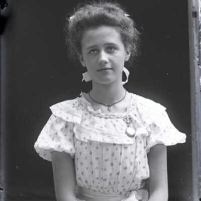 Negative, glass plate