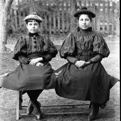 Negative, glass plate