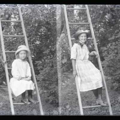Negative, glass plate