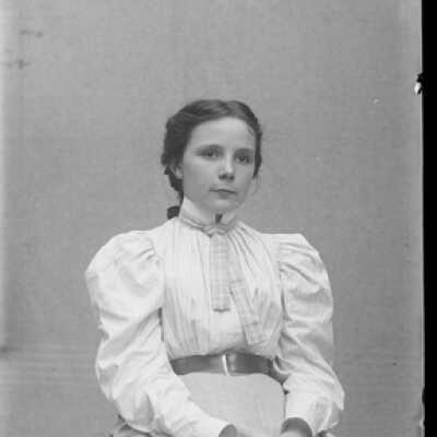 Negative, glass plate