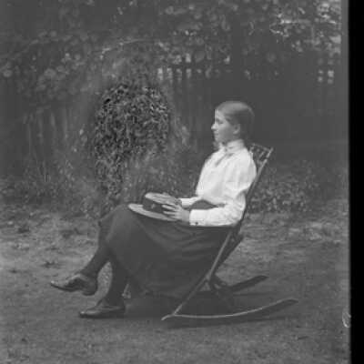 Negative, glass plate