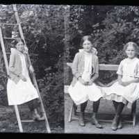 Negative, glass plate
