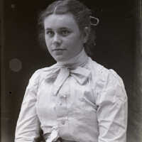 Negative, glass plate